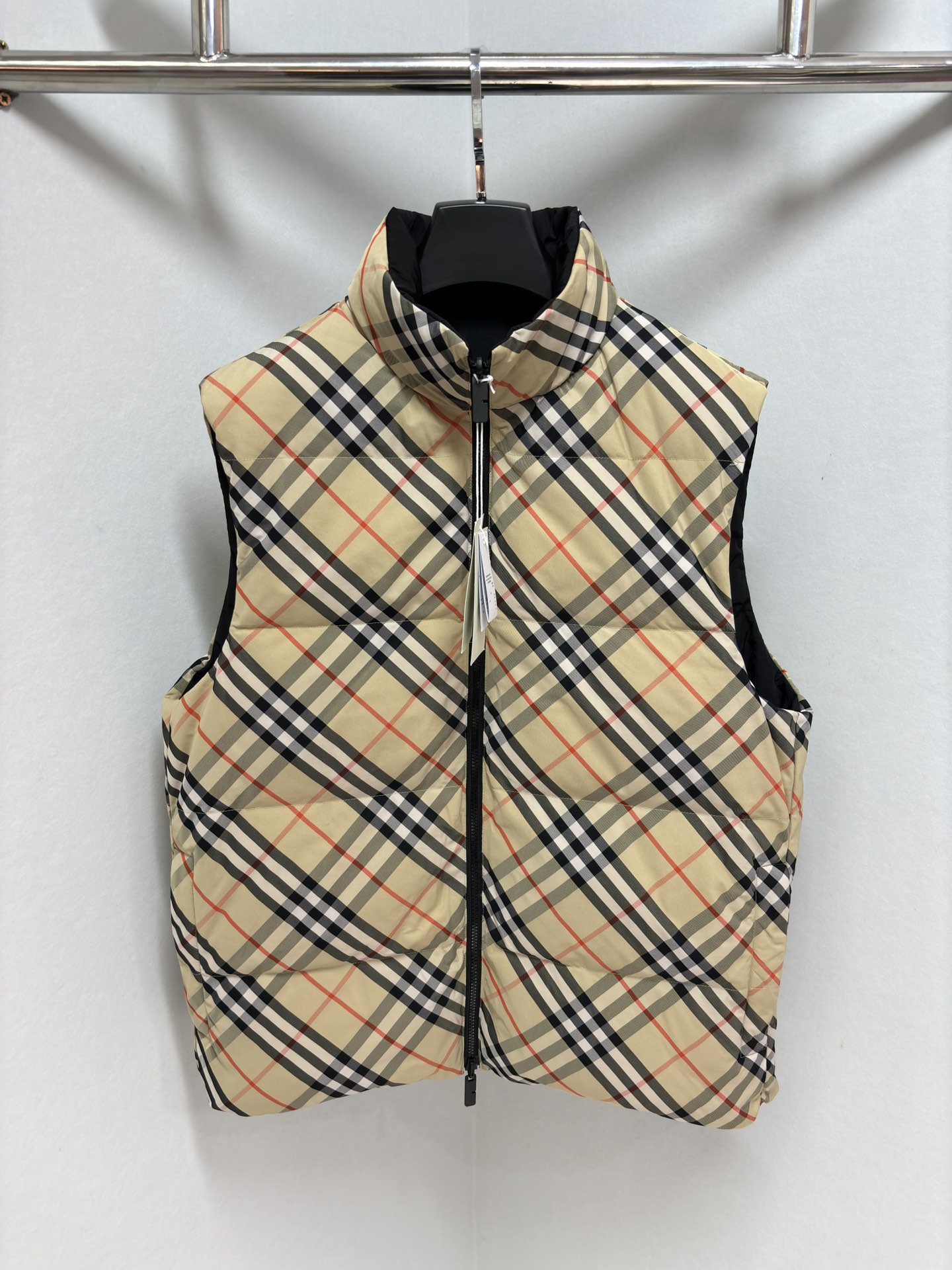 Burberry Clothing Down Jacket Waistcoats Nylon Hooded Top