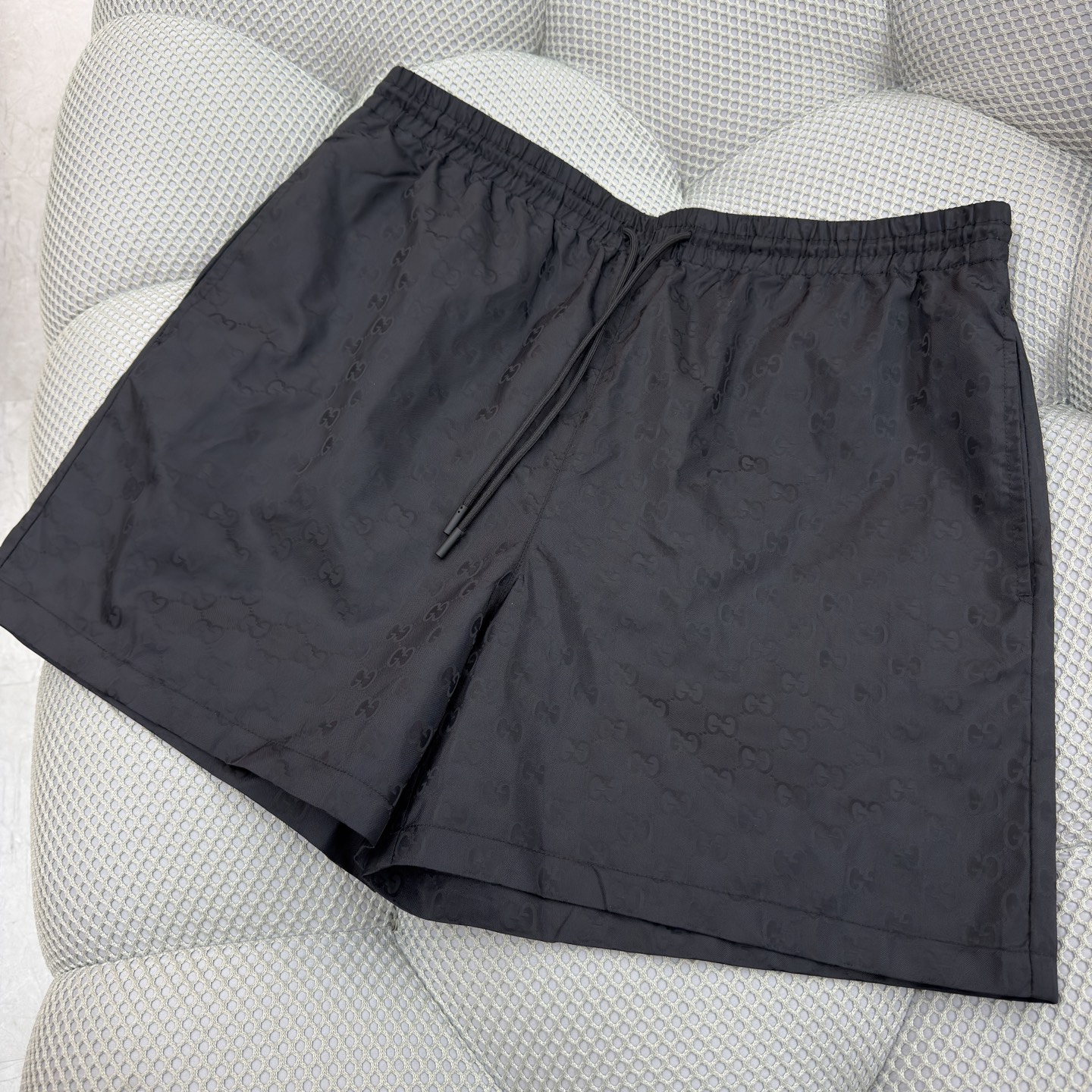 Gucci Black Jacquard Nylon Swim Trunks with Pouch - Stylish & Comfortable 4 i1747918380740 6142 0 3