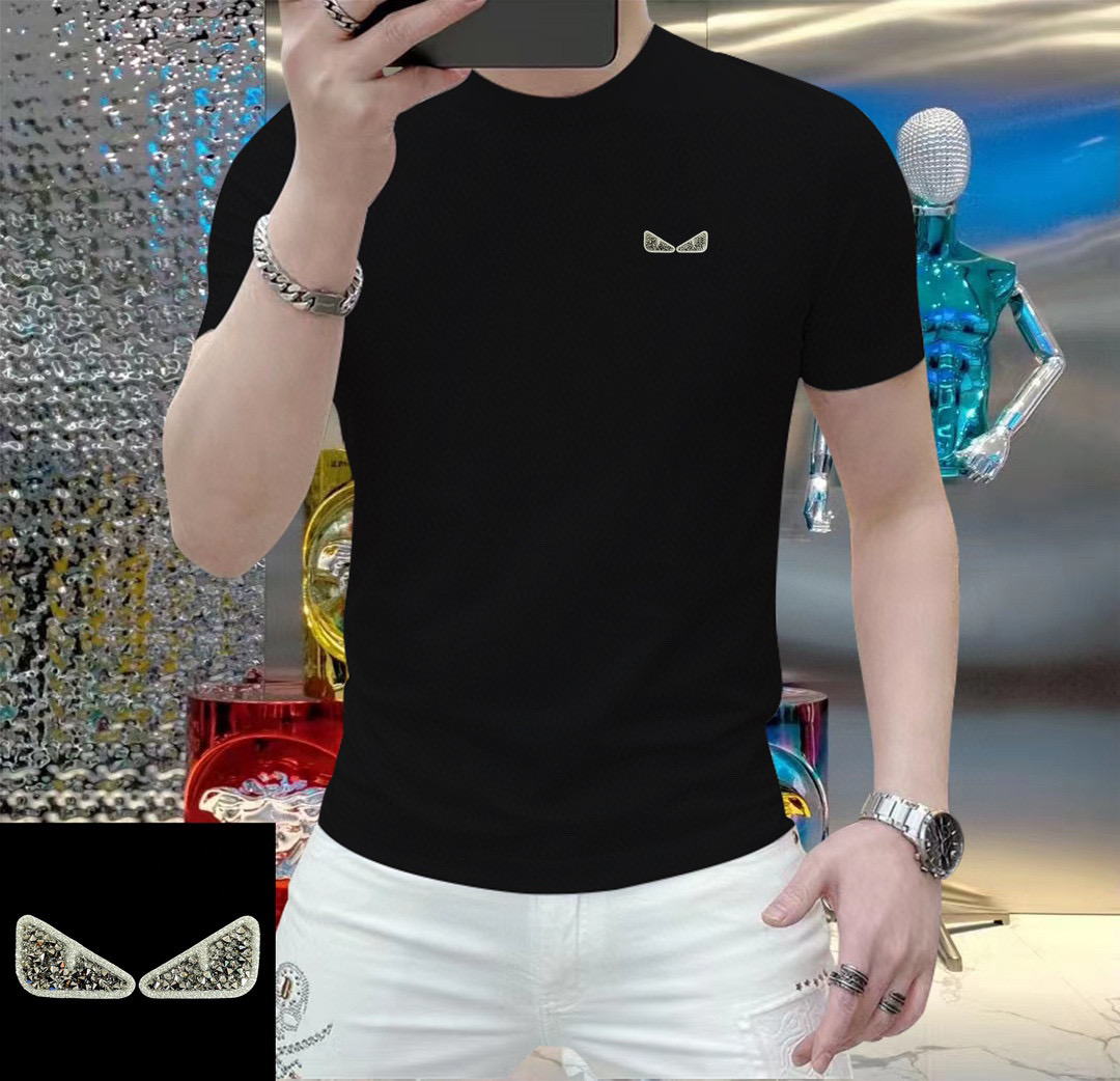 NO:123714,Fendi This summer, let your skin feel the ultimate gentleness and comfort!  The brand new men's summer round neck silk cotton short-sleeved T-shirt is now elegantly available!  Selected high-quality silk cotton, soft and breathable, light fit, allowing you to stay refreshed and comfortable in the hot summer. The classic round neck design is simple but not simple, and can be easily controlled whether it is a daily street or a casual party. A variety of fashionable color choices meet your pursuit of personality and make every day full of freshness. Size M-5XL,,fendi,T-shirt,tees,t-shirt,alexander wang19860909芬迪 这个夏天,让肌肤感受极致的温柔与舒适！ 全新男士夏季圆领蚕丝棉短袖T恤,现已优雅登场！ 精选优质蚕丝棉,柔软透气,轻盈贴合,让你在炎炎夏日也能保持清爽自在. 经典圆领设计,简约而不简单,无论是日常出街还是休闲聚会,都能轻松驾驭. 多种时尚色彩选择,满足你对个性的追求,让每一天都充满新鲜感. 尺码 M-5XL,,fendi,T-shirt,tees，t-shirt,alexander wang,Men's clothing