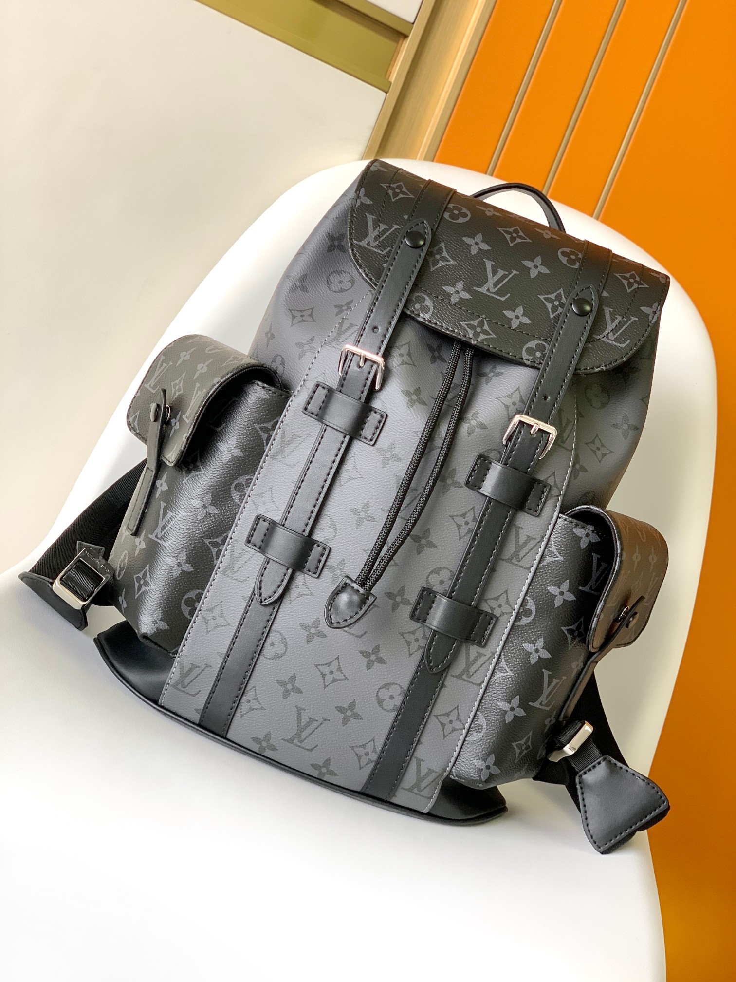 Louis Vuitton Christopher Small Backpack Monogram Shadow Leather M46331 2 a1697014540185 3821