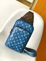 Louis Vuitton LV Avenue Crossbody & Shoulder Bags Blue Canvas M23782