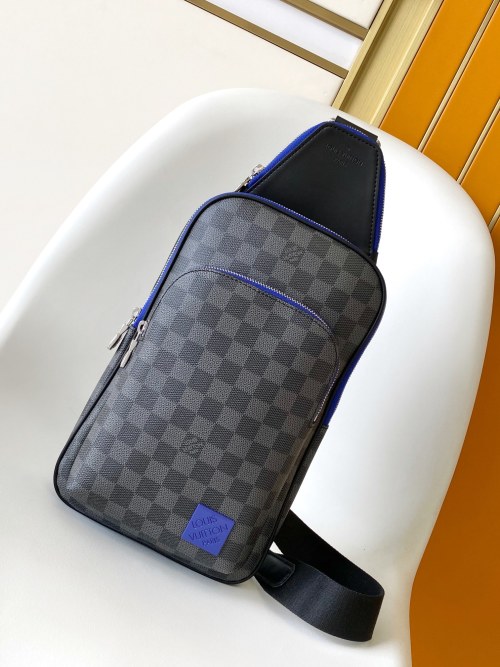 Louis Vuitton Avenue Sling Bag Damier Graphite Canvas Crossbody Bag 1 Louis Vuitton Avenue Sling Bag Damier Graphite Canvas Crossbody Bag