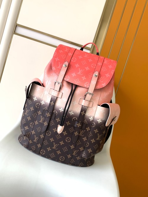 Louis Vuitton Christopher Small Backpack Monogram Canvas Gradient 1 Louis Vuitton Christopher Small Backpack Monogram Canvas Gradient