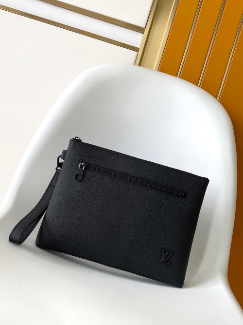 Louis Vuitton Aerogram Leather iPad Clutch with Detachable Wrist Strap 1 Louis Vuitton Aerogram Leather iPad Clutch with Detachable Wrist Strap