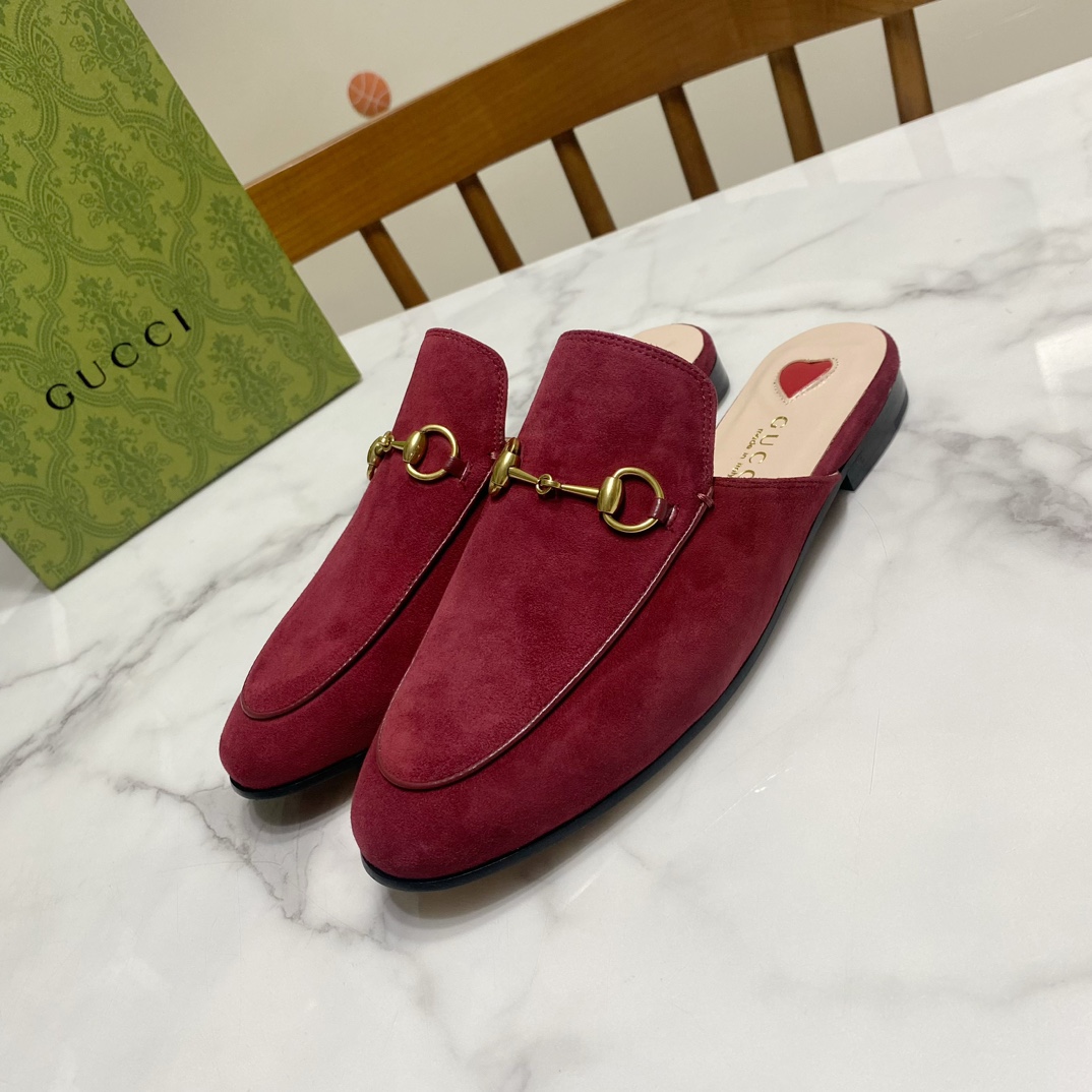 NO:692551,Yangjing wine red, half drag, sheep19860909羊京酒红,半拖,sheep,Women's Shoes