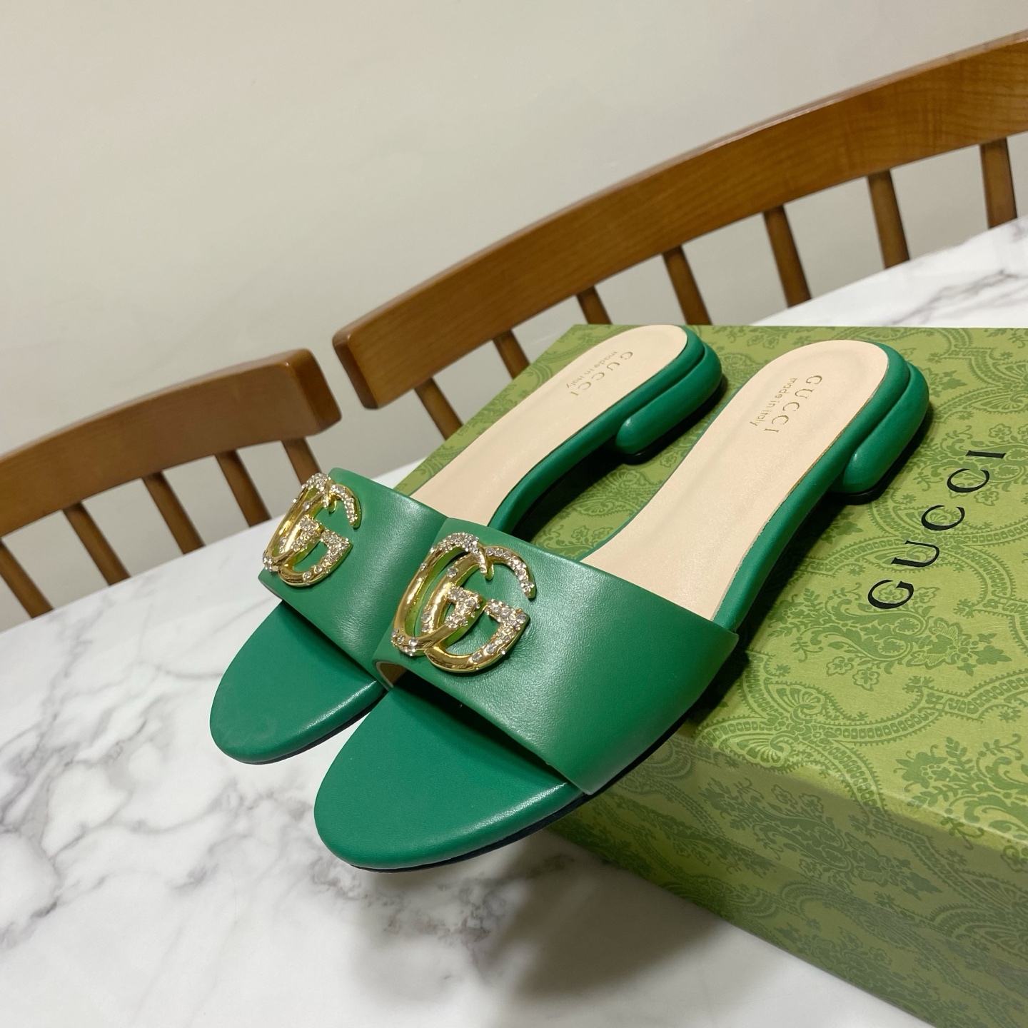 NO:261207,green slippers slippers19860909绿色,拖鞋,slippers,Women's Shoes