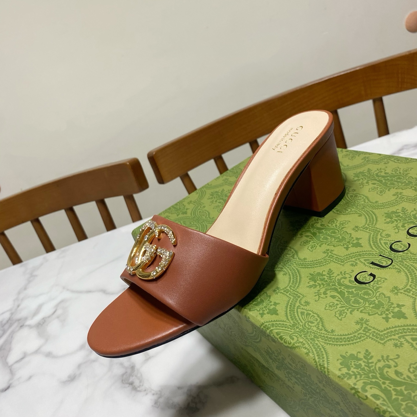 Gucci Women's Leather Mules With Crystal Embellished GG Hardware 2 i1736457511742 8820 0 3