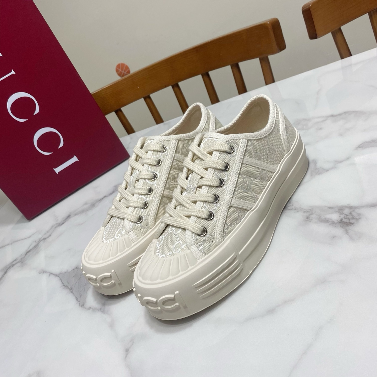 Gucci GG Canvas Platform Sneakers - Stylish, Comfortable, and Elevating 3 i1744493105926 4171 0 0