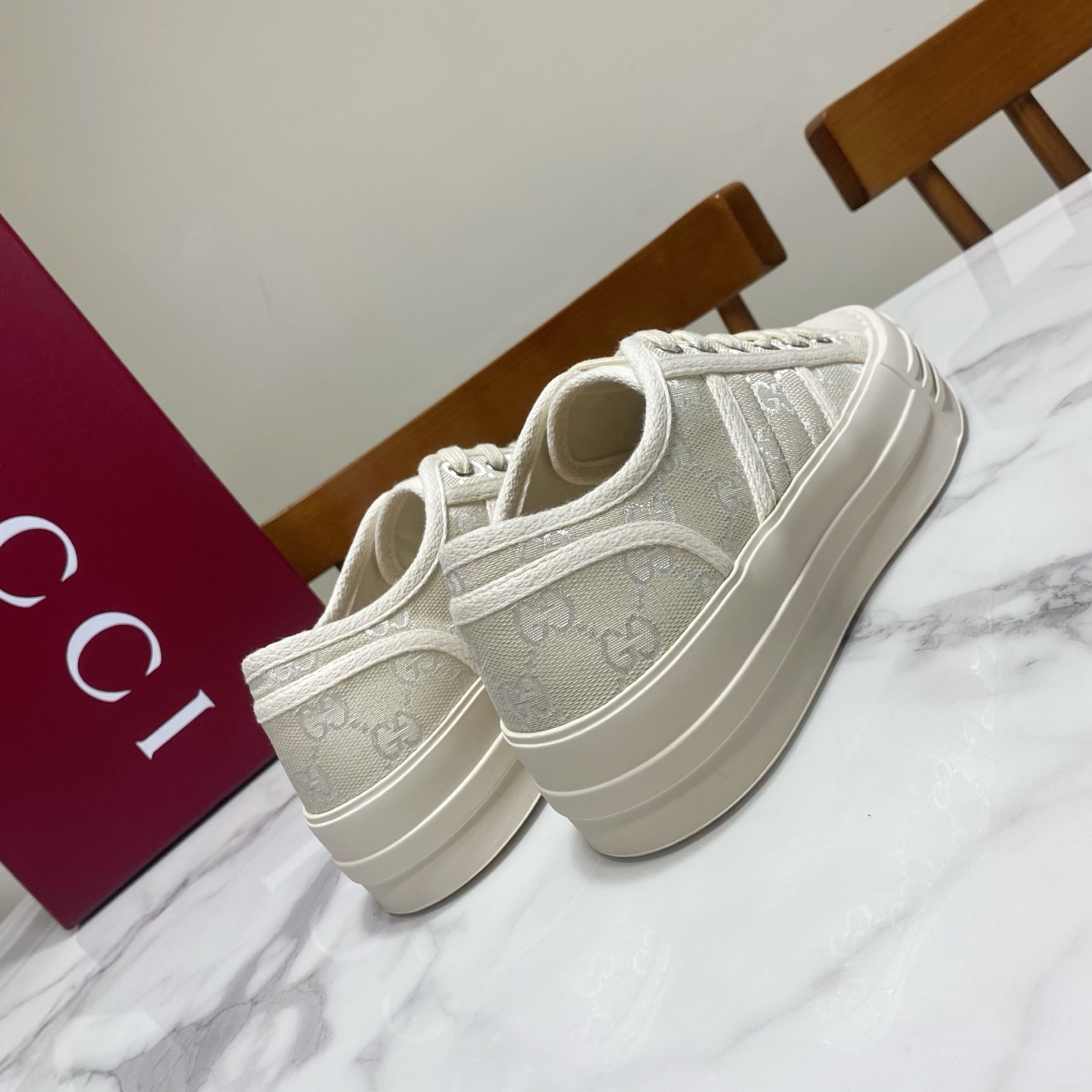 Gucci GG Canvas Platform Sneakers - Stylish, Comfortable, and Elevating 5 i1744493105935 2582 0 2
