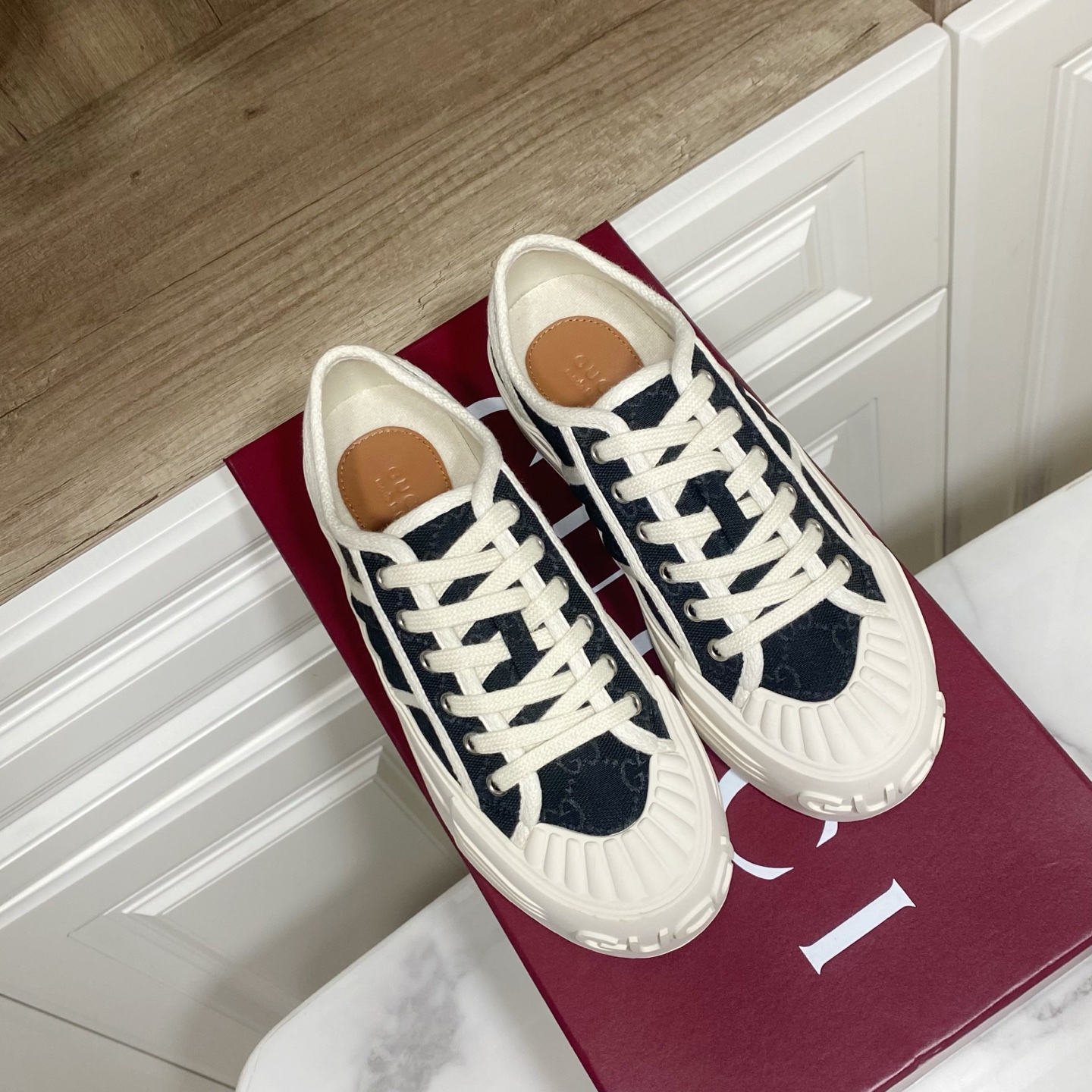 Gucci GG Canvas Platform Sneakers Stylish and Comfortable,Elevate Your Look 6 i1744493139349 7726 0 3