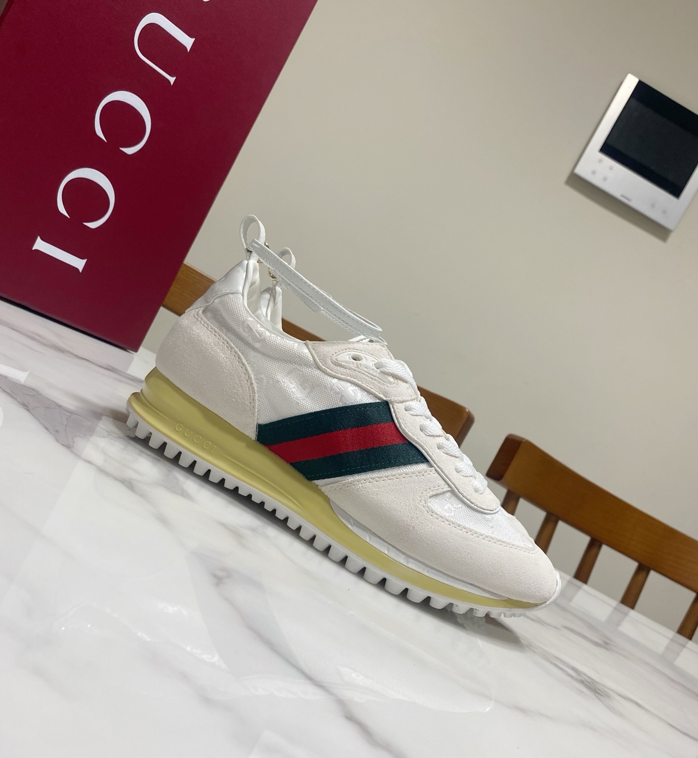 Gucci Re-motion Sneakers with Detachable Ankle Strap, Fashionable Design 1 Gucci Re-motion Sneakers with Detachable Ankle Strap, Fashionable Design