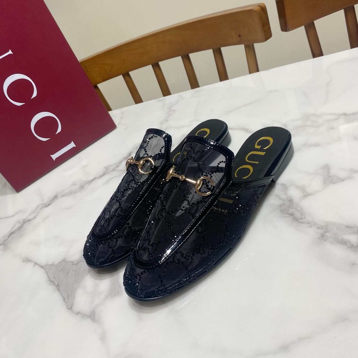 NO:692570,black, half-clothed19860909黑,半拖,Women's Shoes