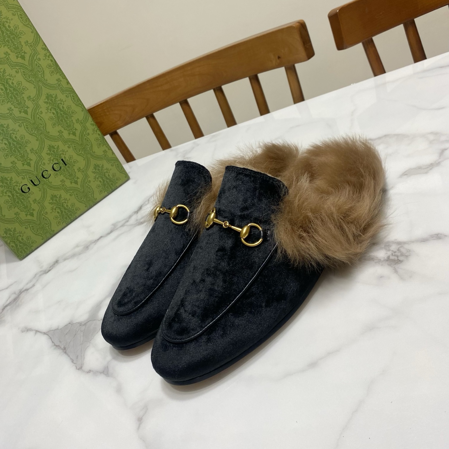 NO:692516,Velvet black, half drag19860909丝绒黑,半拖,Women's Shoes