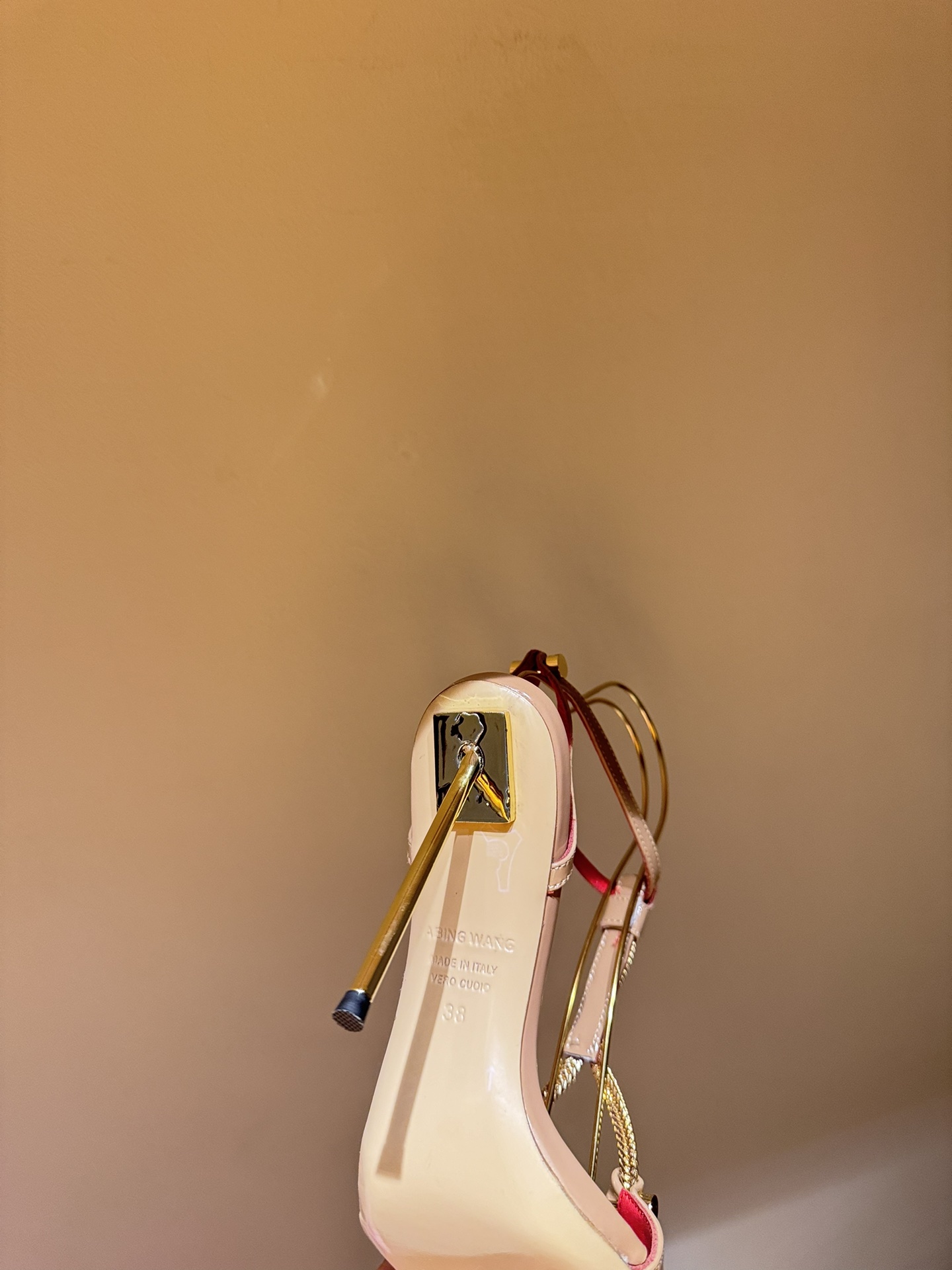 2024 New HARDOT Mini-Metallic Heels with Crystal Coating and Real Skin Bottom - 图片 7