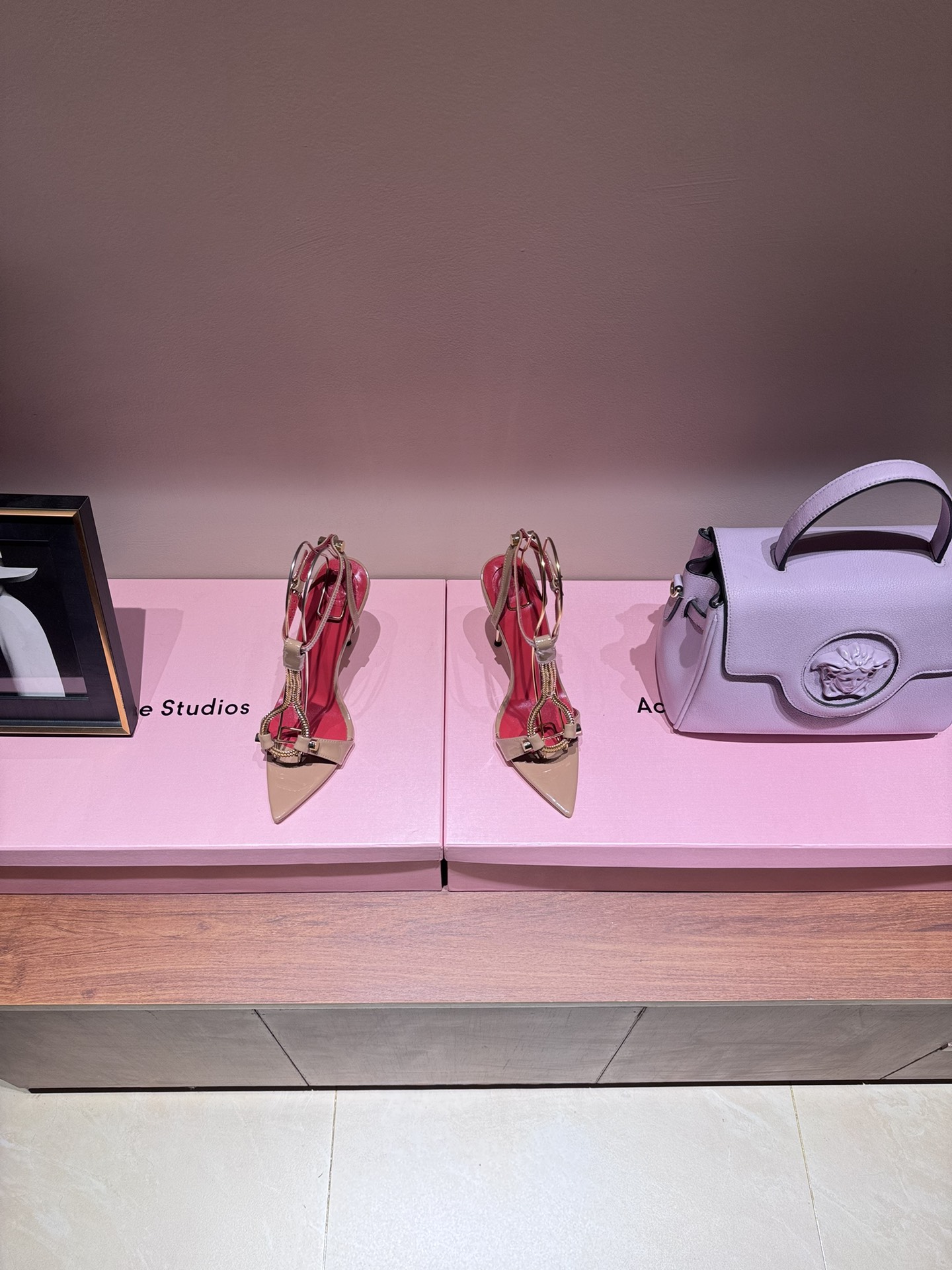 2024 New HARDOT Mini-Metallic Heels with Crystal Coating and Real Skin Bottom - 图片 3