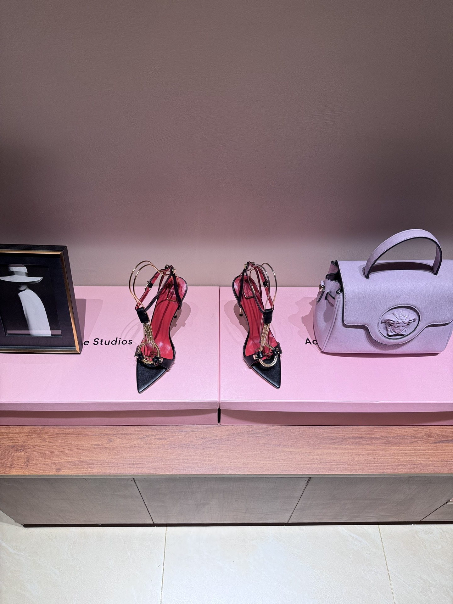 New 2024 HARDOT Mini-Metallic Heels with Crystal Coating and Real Skin Bottom - 图片 3