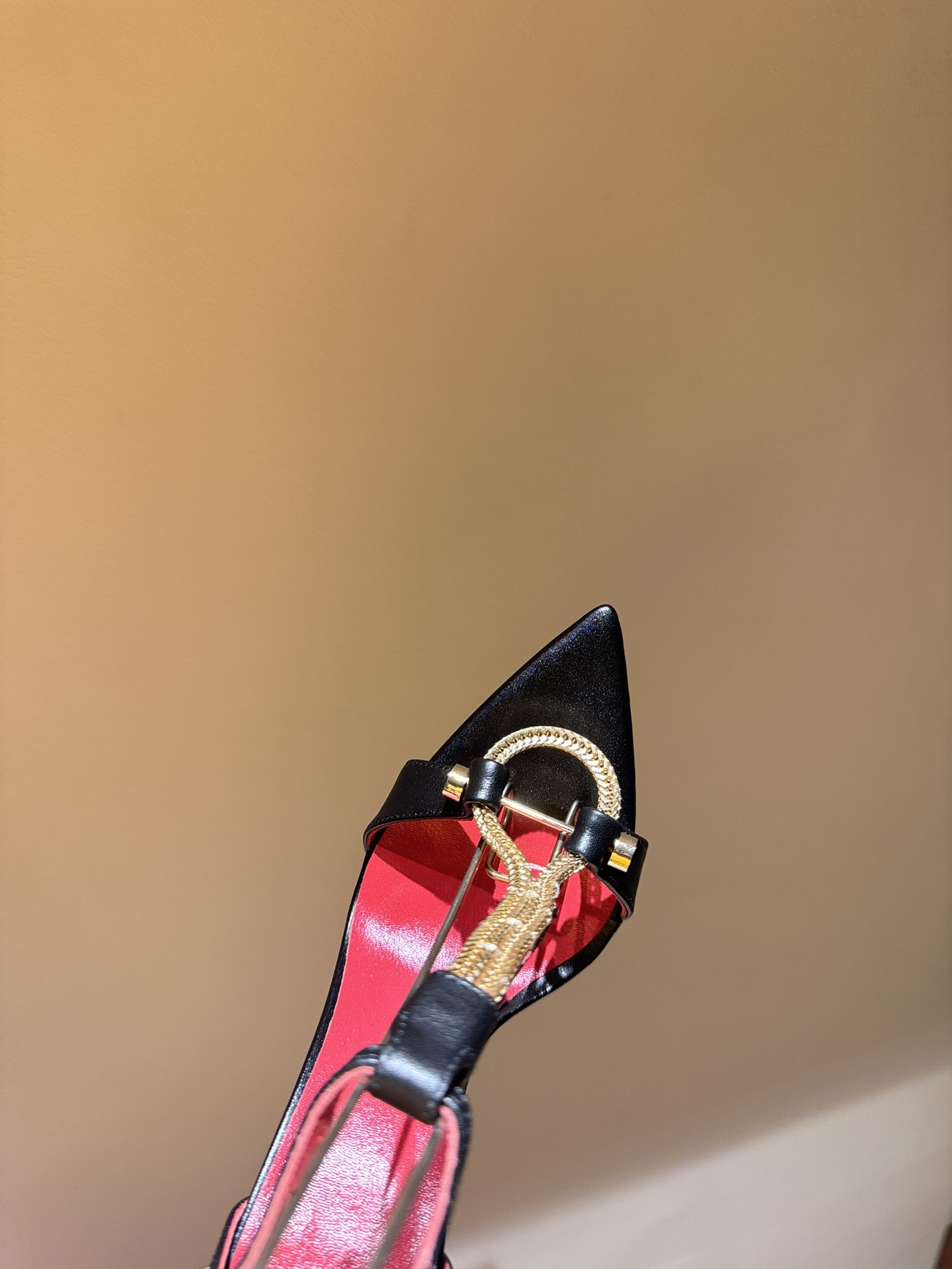 New 2024 HARDOT Mini-Metallic Heels with Crystal Coating and Real Skin Bottom - 图片 4