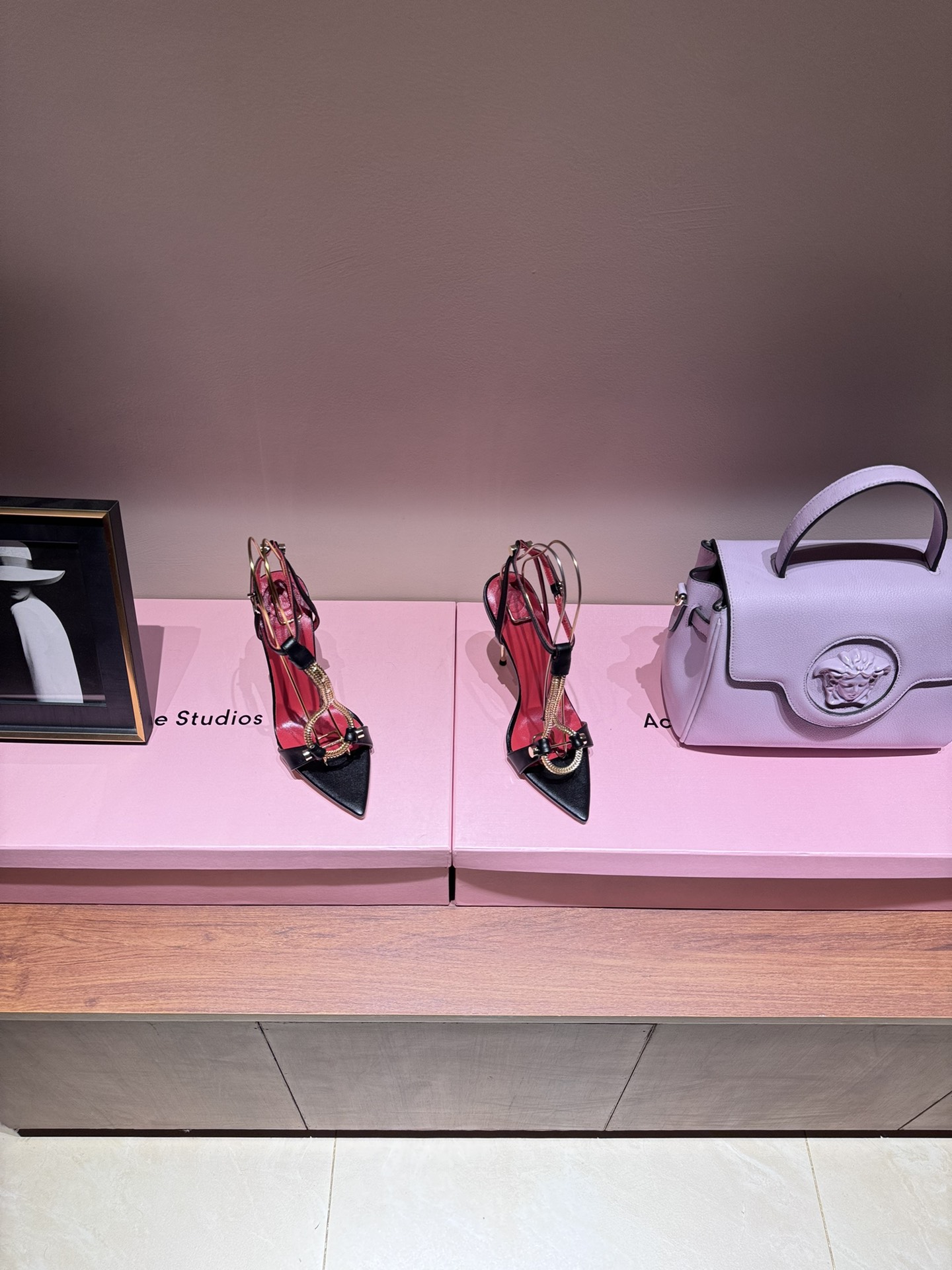 New 2024 HARDOT Mini-Metallic Heels with Crystal Coating and Real Skin Bottom - 图片 2
