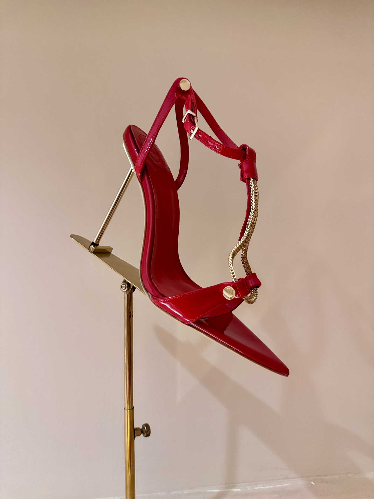 2024 New HARDOT Mini-Metallic Heels with Crystal Coating and Leather Bottom. - 图片 9