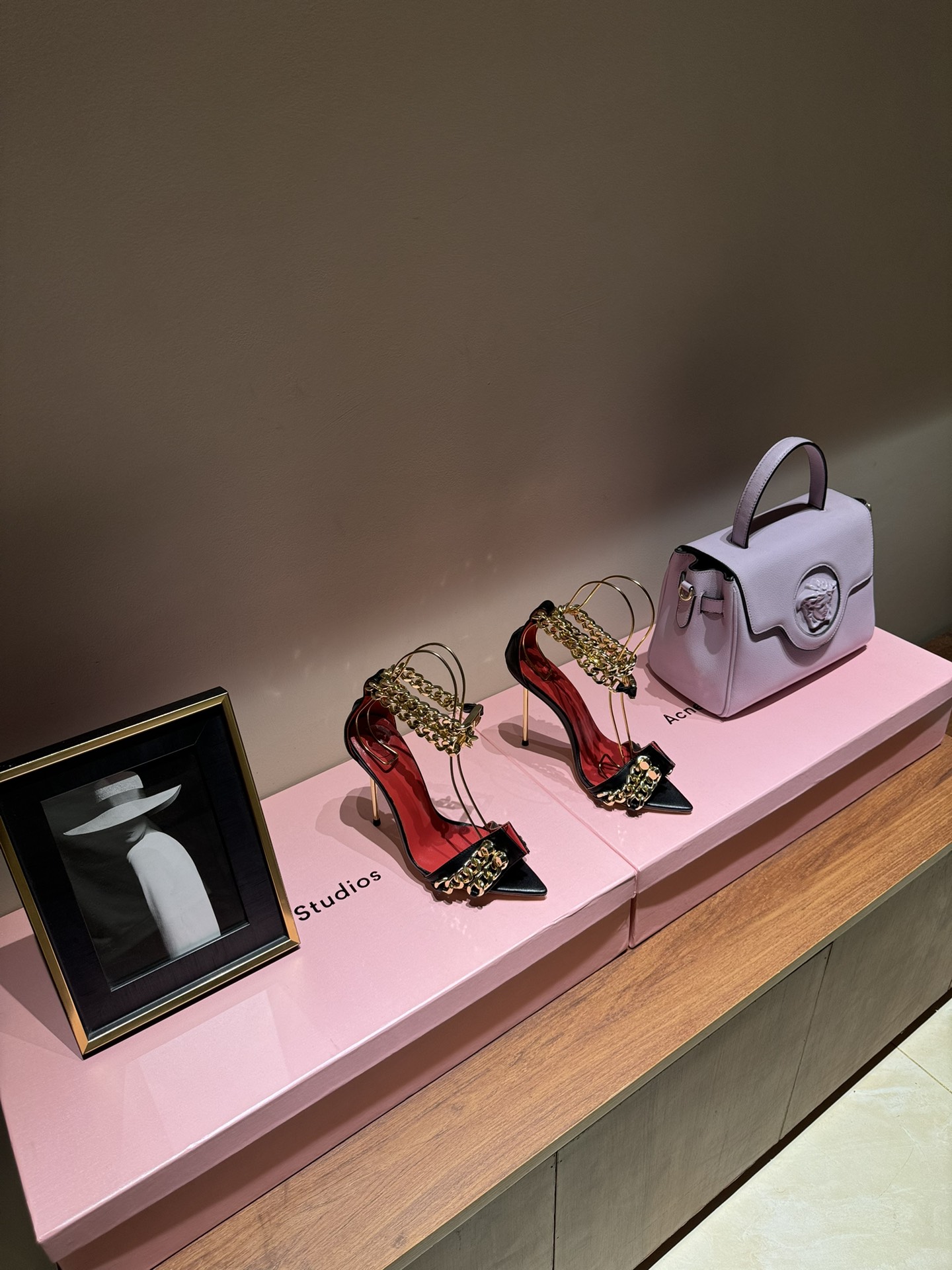 2024 New Metallic Heels: Painted Plaster, 11cm High, Sheepskin Inside