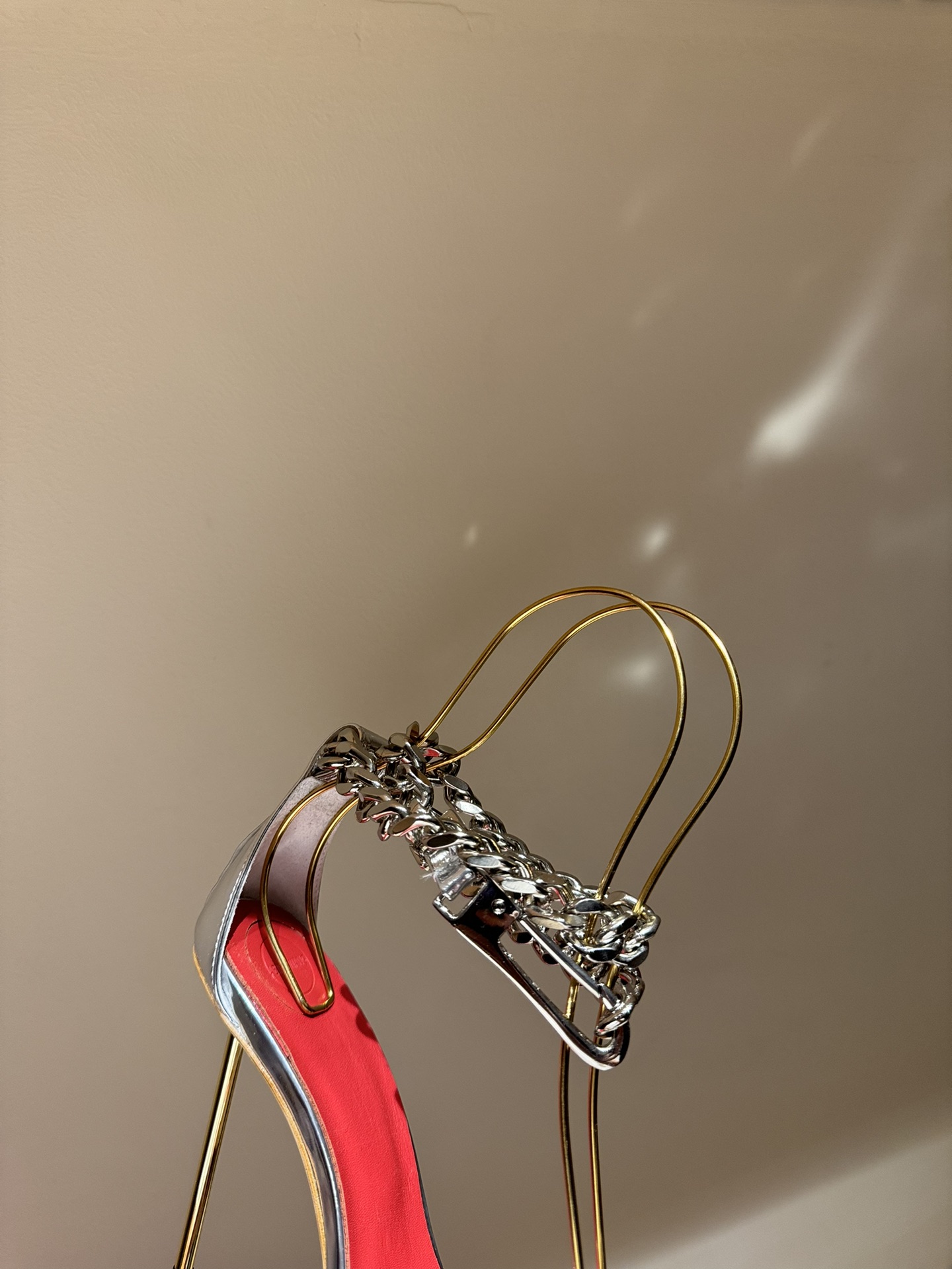 2024 New HARDOT Mini-Metallic Heels with Crystal Coating and Real Skin Bottom - 图片 5