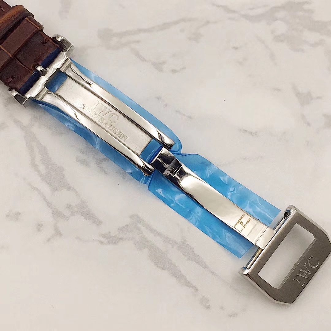 IWC 葡萄牙計時腕表 男士用 316精鋼・真皮ベルト