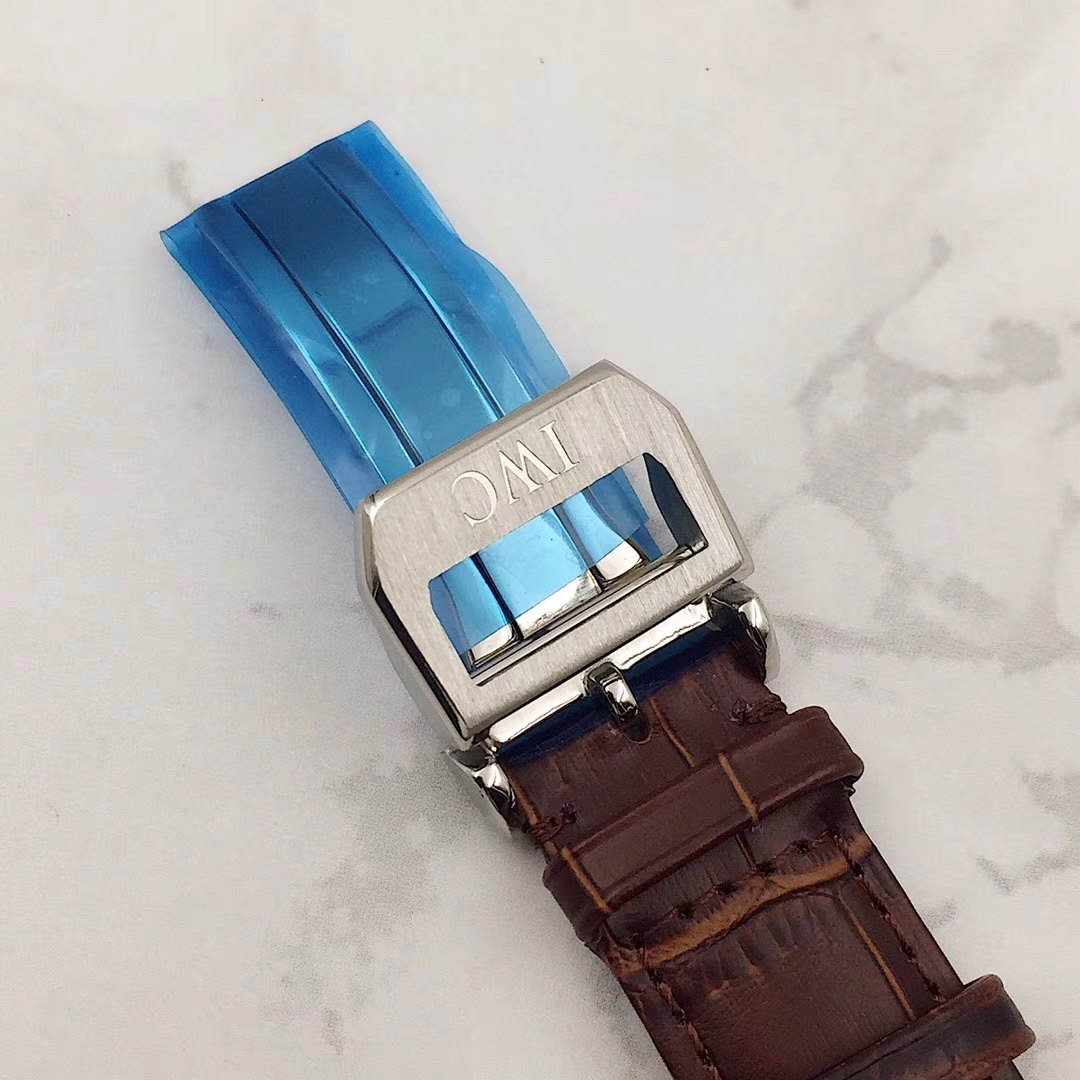 IWC 葡萄牙計時腕表 男士真皮腕時計