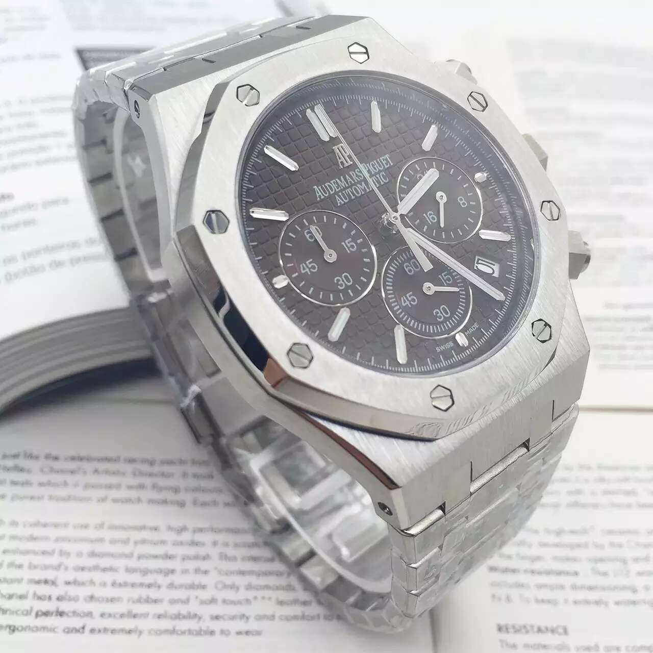 愛彼 AP ロイヤルオーク 男性用腕時計 44mm