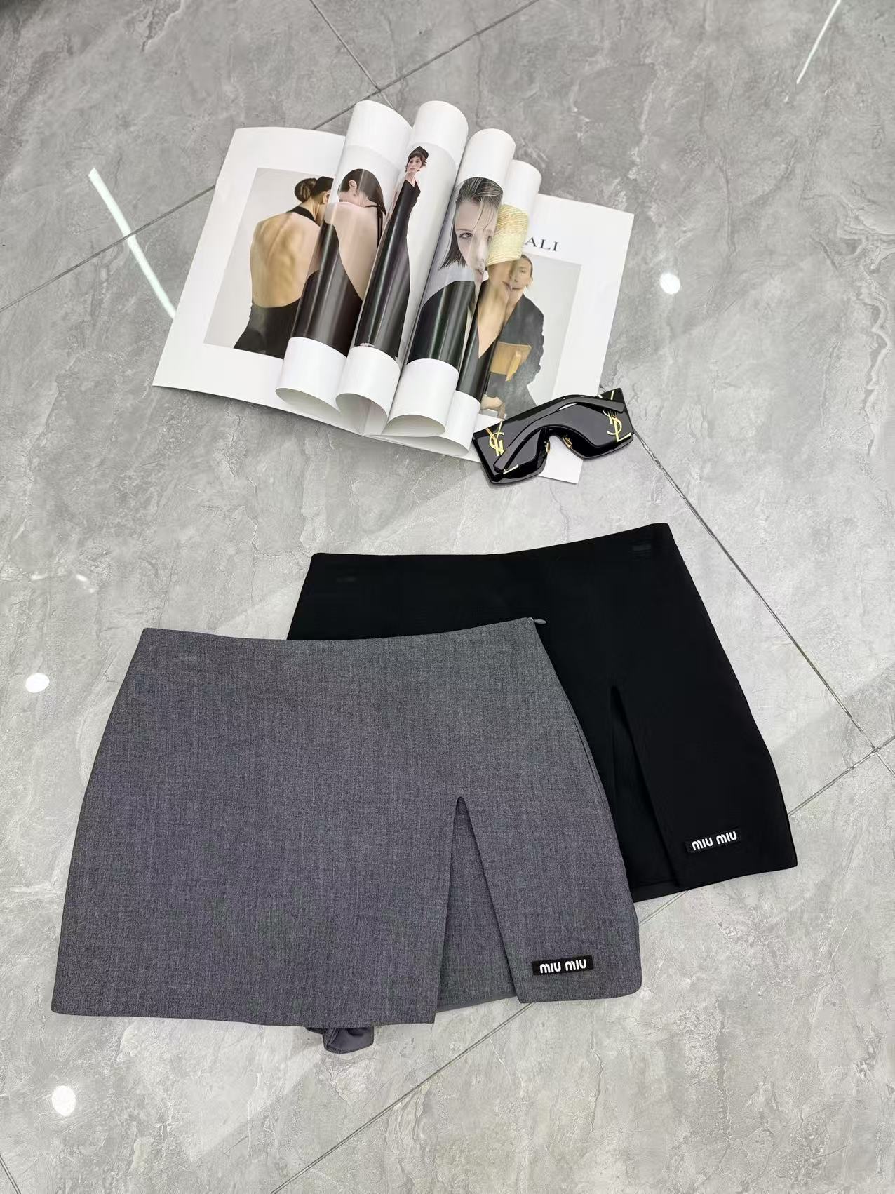 “High-End Quality Women’s Suits: Miu Burst New 2025 Autumn/Winter Collection in Cash Black and Grey” - 图片 3