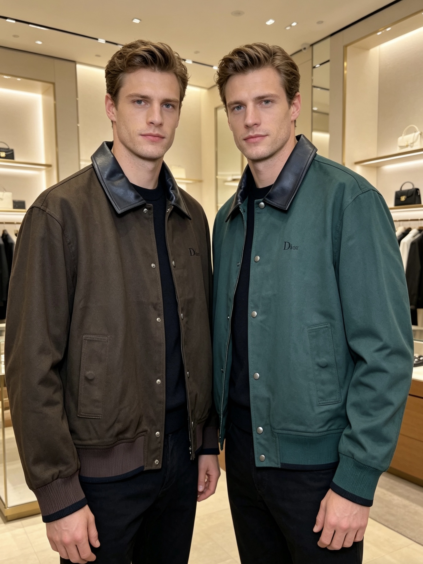 。Dior迪奥💥砸锅卖铁都要上的新款新款原单男士休闲翻领夹克 工装牛仔夹克外套 透气舒适 高端定制 高版