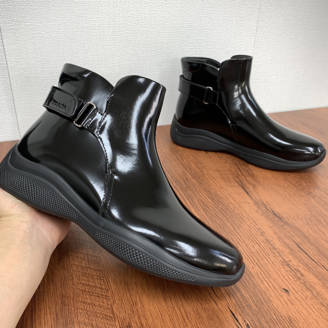 Prada/普拉达 男士中邦休闲皮鞋 4