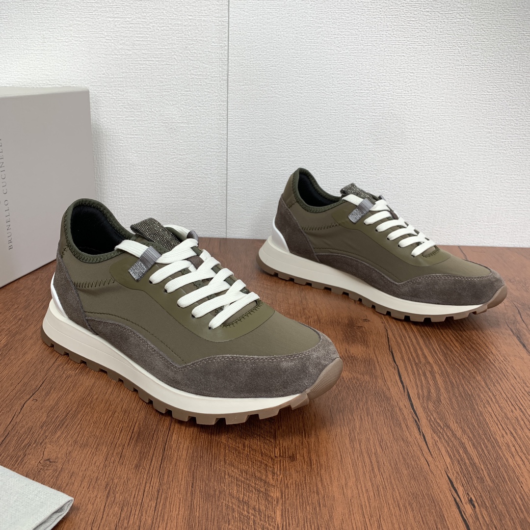 NO:276206,BRUNELLO CUCINELLI BC new men's autumn new sneakers shipped. This brand is the world's top luxury brand from Italy. All products are made of the top fabrics in the clothing industry today. Coupled with Italy's unique traditional handicrafts, the brand has the reputation of 