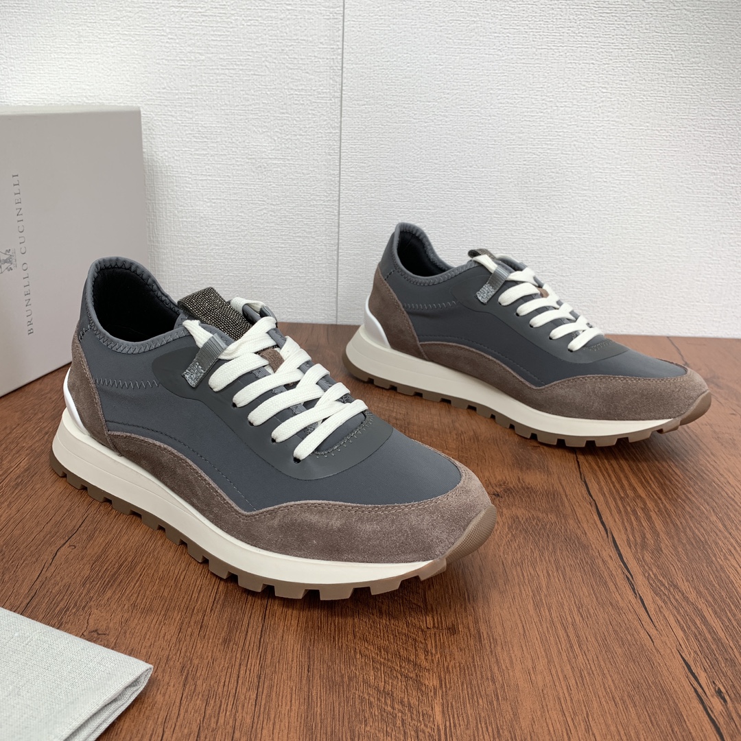 NO:276217,BRUNELLO CUCINELLI BC new men's autumn new sneakers shipped. This brand is the world's top luxury brand from Italy. All products are made of the top fabrics in the clothing industry today. Coupled with Italy's unique traditional handicrafts, the brand has the reputation of 