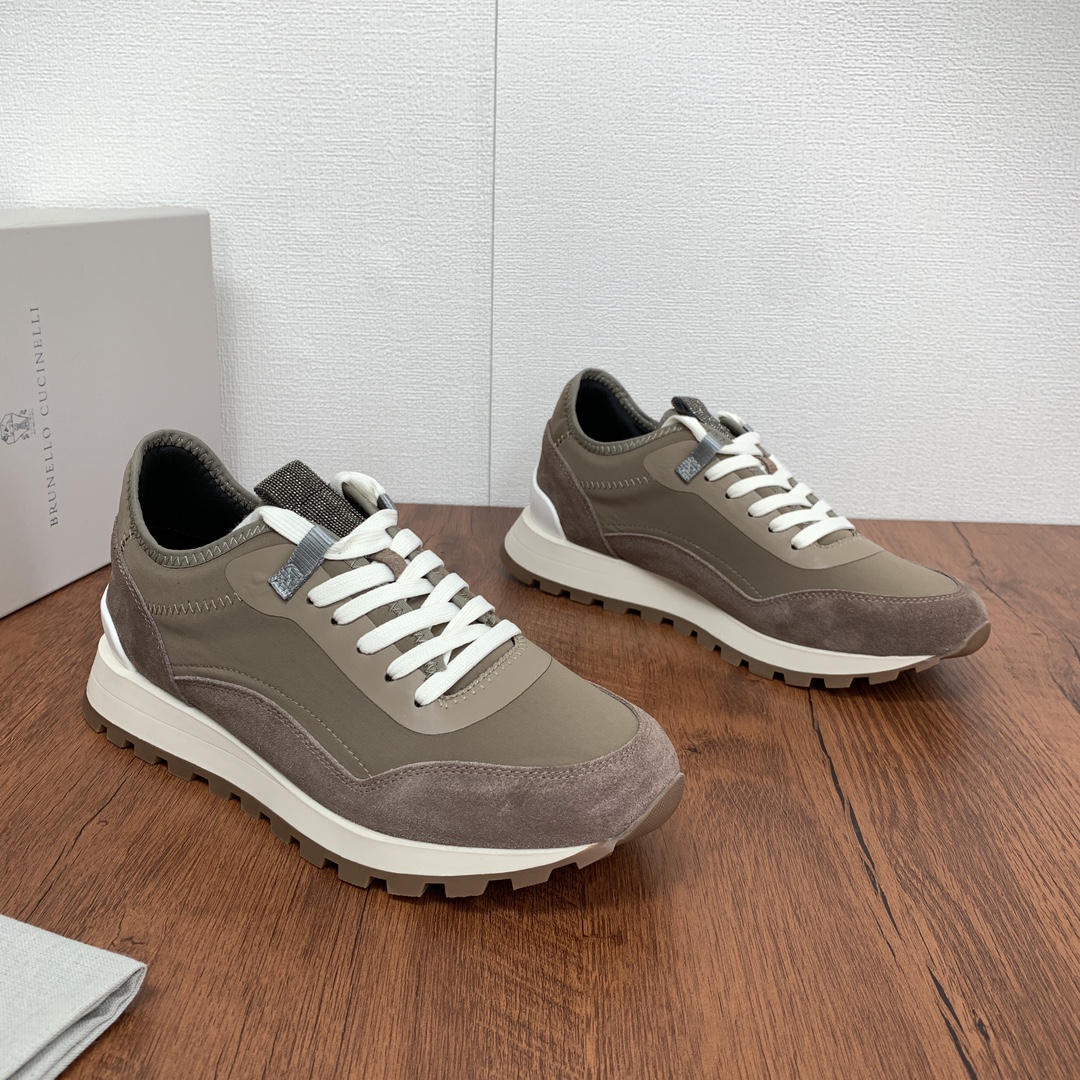 NO:276223,BRUNELLO CUCINELLI BC new men's autumn new sneakers shipped. This brand is the world's top luxury brand from Italy. All products are made of the top fabrics in the clothing industry today. Coupled with Italy's unique traditional handicrafts, the brand has the reputation of 