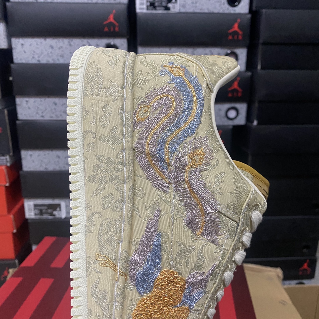 NikeAirForce1“喜喜”空军一号龙凤呈祥结婚鞋劲爆上市货号HJ4285-777尺码4040.5