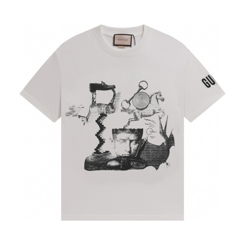 Gucci Graphic Print Cotton T-Shirt - Stylish, Comfortable, and High-Quality 1 Gucci Graphic Print Cotton T-Shirt – Stylish, Comfortable, and High-Quality