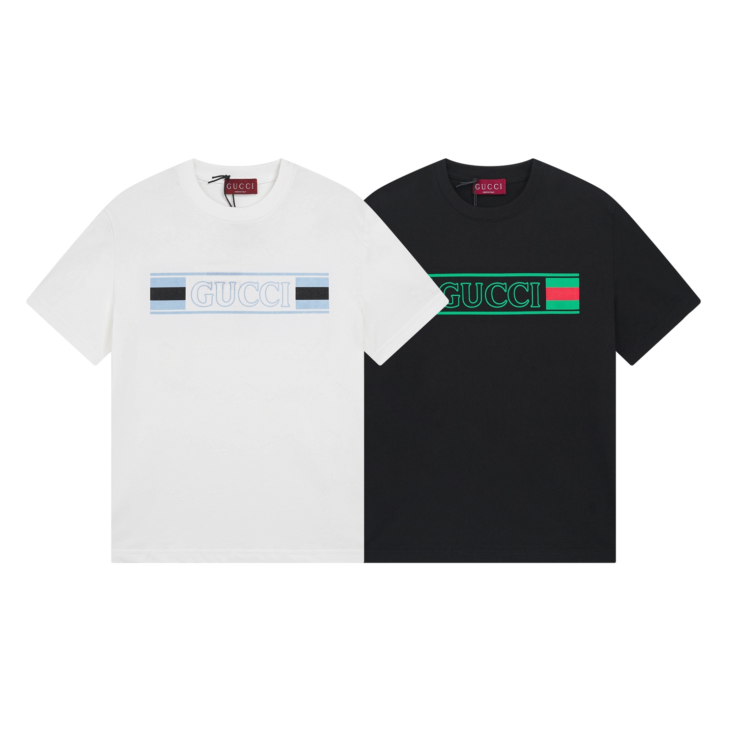 Gucci Early Spring Series High Weight Cotton Short Sleeve T-Shirt