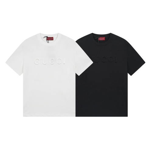 Gucci Embossed Logo T-Shirt - Premium Cotton, Stylish & Comfortable Fit 1 Gucci Embossed Logo T-Shirt - Premium Cotton, Stylish & Comfortable Fit