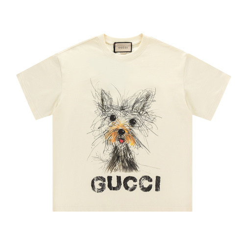 Gucci Cotton Jersey T-Shirt with Dog Print - Stylish & Comfortable
