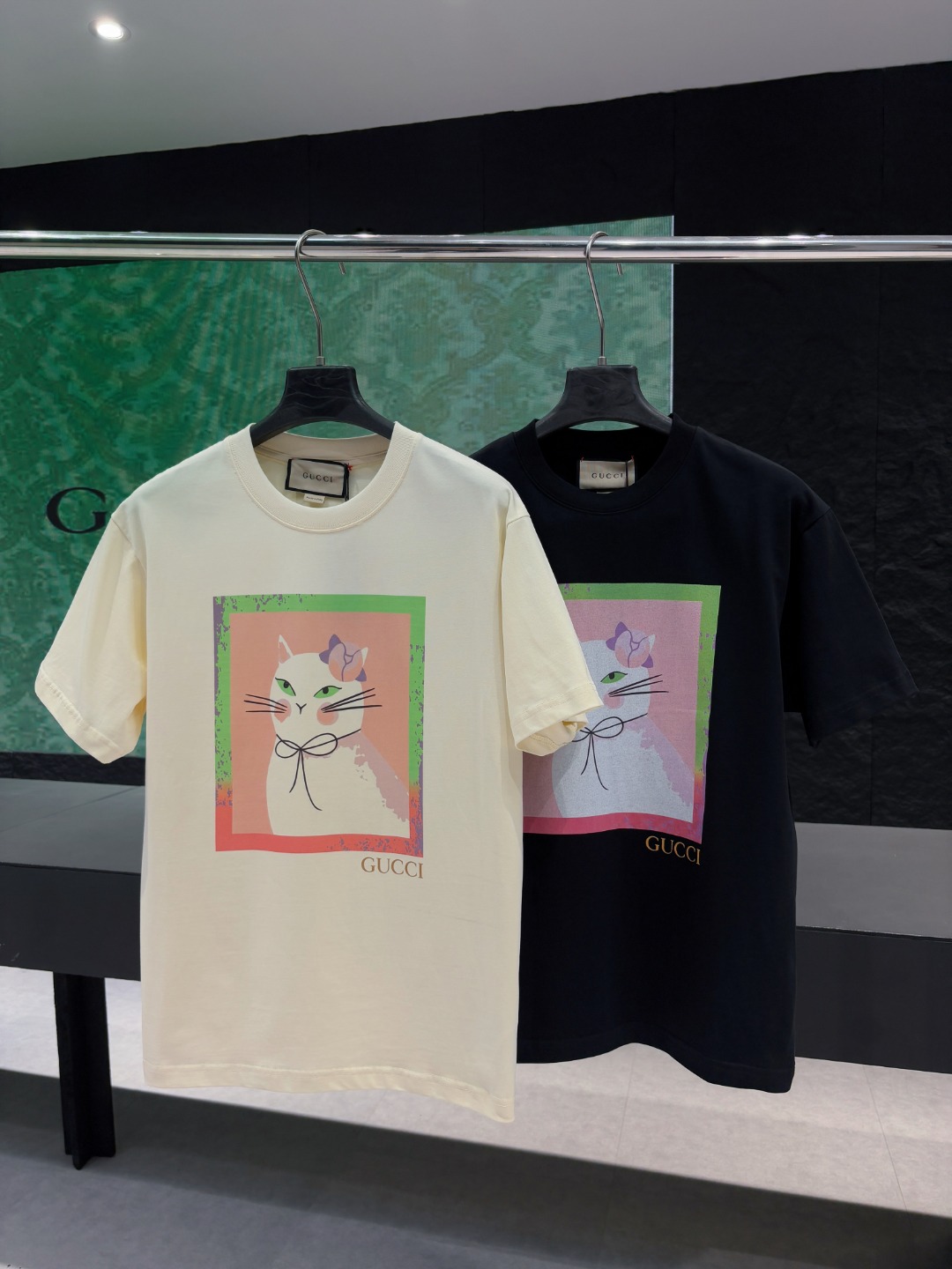 ￼ 【Número de modelo】：536，@65 ¡Nuevo producto de Gucci! Camiseta de manga corta de alto gramaje de la colección de princ…
