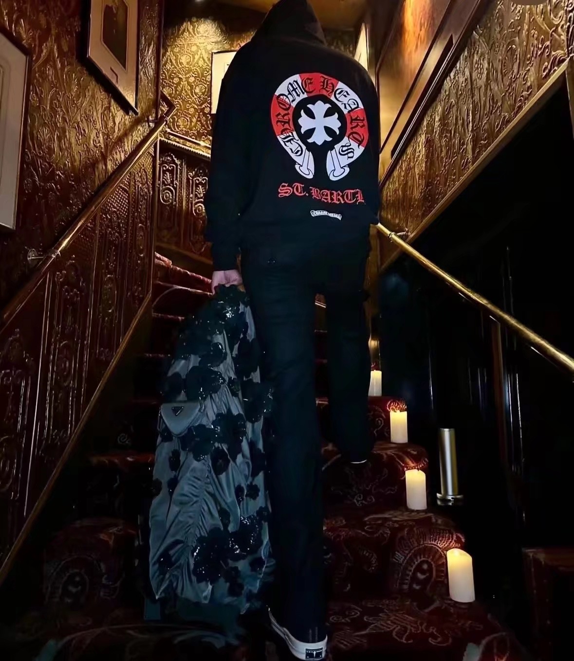 크롬하츠 프린트 코튼 반팔 티셔츠 남녀공용 10158 Chrome Hearts T Shirt