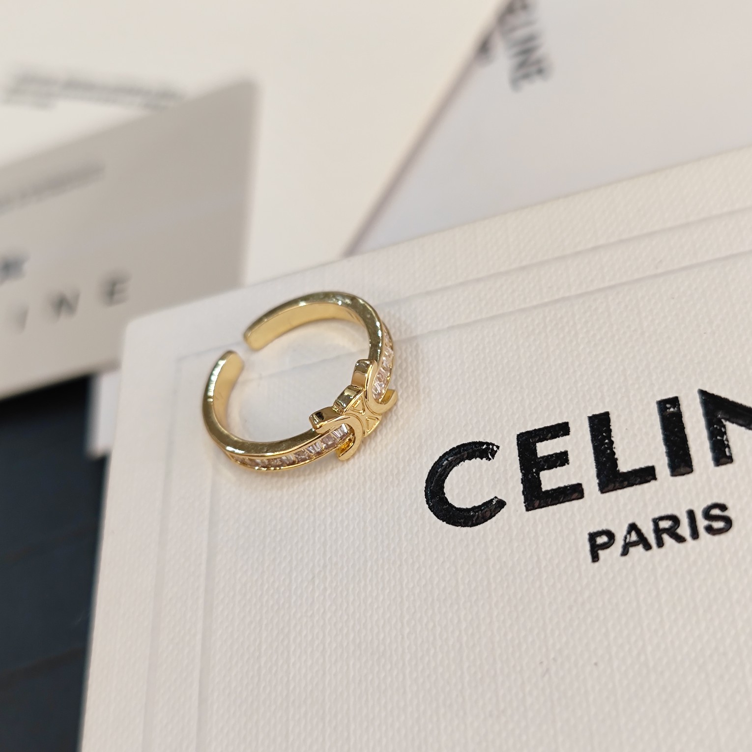 Celine Celestial Ring New: Star & Moon Motif with Pavé Crystal Details 11 a1716053378249 8103