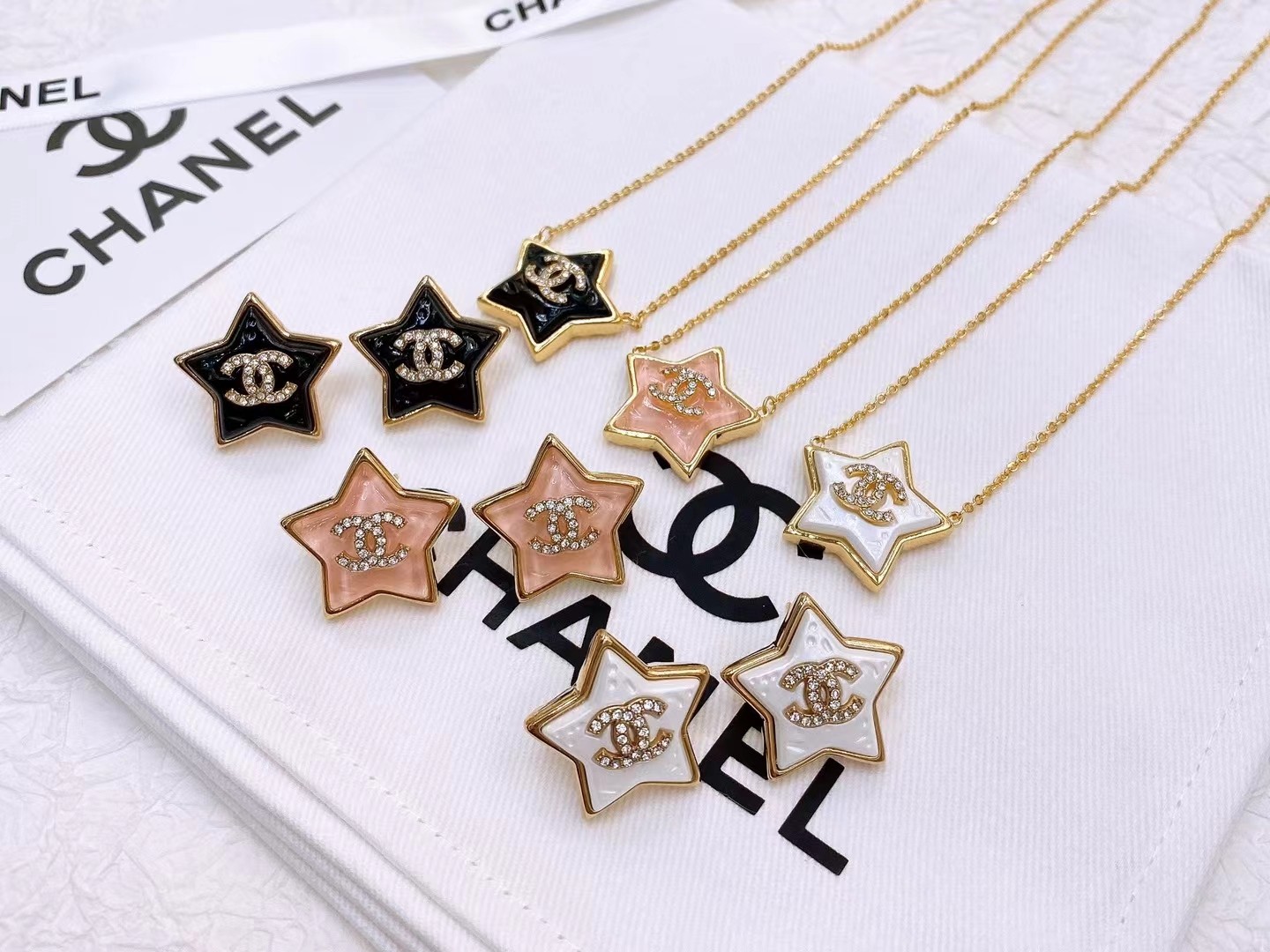 Réplica de diseñador superior
 Chanel Joyas Pendiente Collar Personalización alta calidad