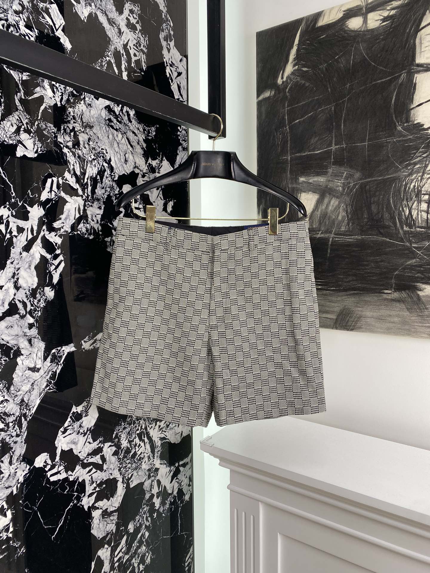 Louis Vuitton Kleding Jas &Jassen Korte Broek Gitter Unisex