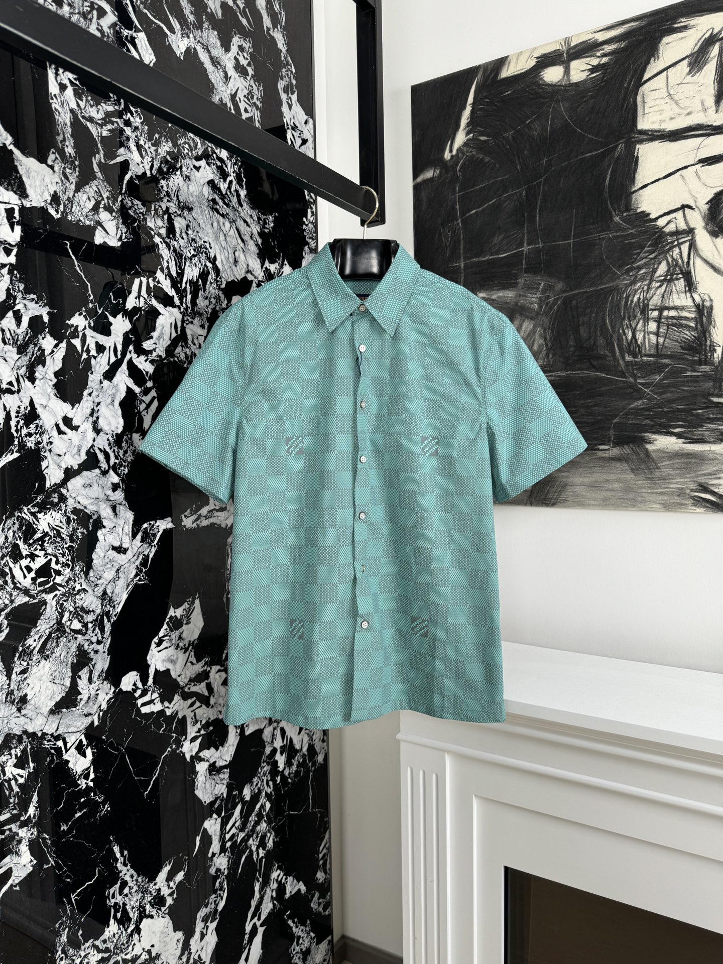 1: 1 kloon
 Louis Vuitton Kleding Overhemden Perfecte replica
 Groen