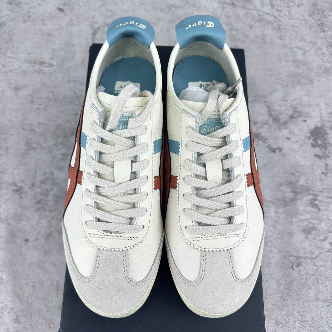   OnitsukaTiger/鬼塚虎 Mexico 66 全头层皮面低邦休闲跑步鞋 1183A201-