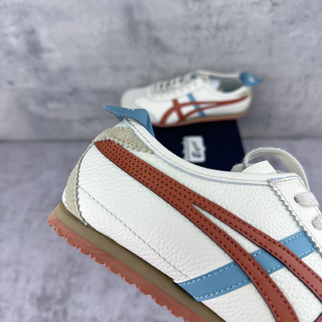  OnitsukaTiger/鬼塚虎 Mexico 66 全头层皮面低邦休闲跑步鞋 1183A201-