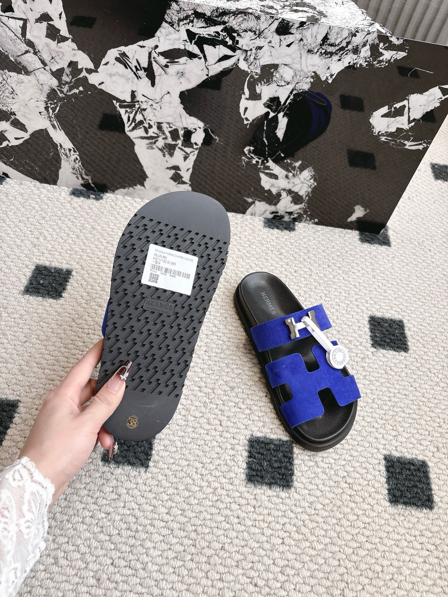 Hermès 男码+10 Hermes 爱马仕 2025新款二舅拖系列 一直都很火爆的二舅拖鞋 随意各种搭配都很棒