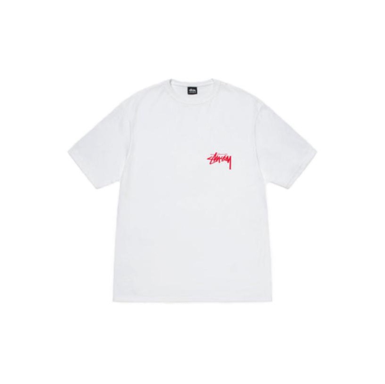 Stussy Clothing T-Shirt Black White Printing Unisex Cotton Short Sleeve