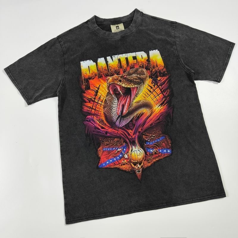 Designer High Replica
 Pandora Clothing T-Shirt Black Printing Unisex Vintage Short Sleeve